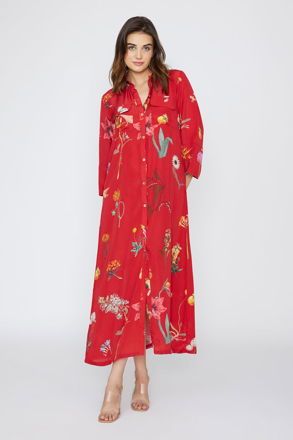 Botanical Shirtdress