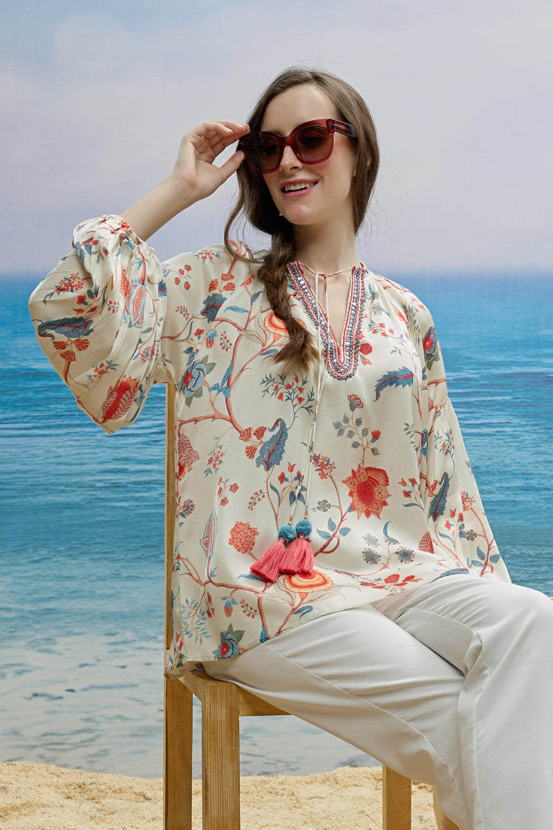 Sophia Peasant Top