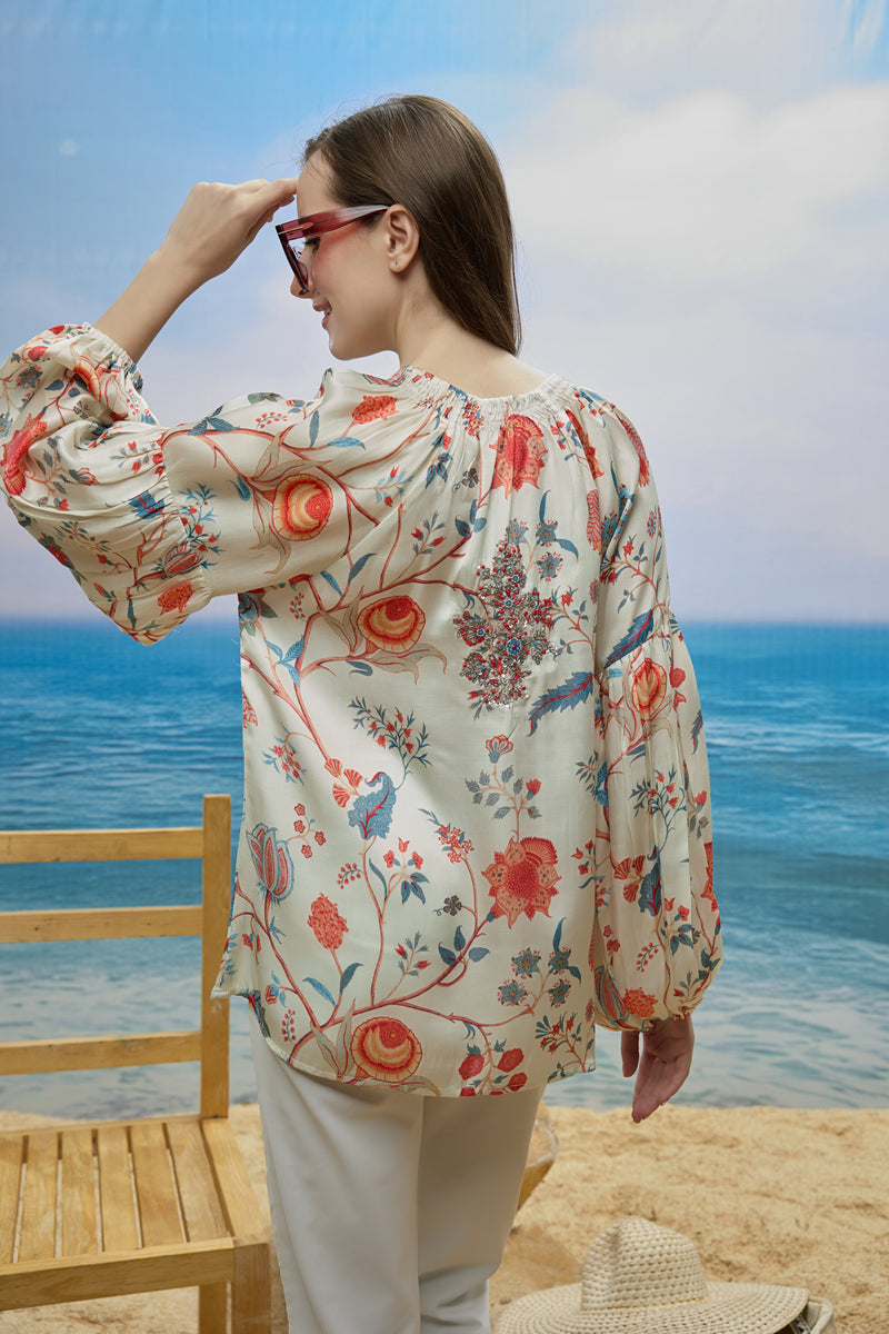 Sophia Peasant Top
