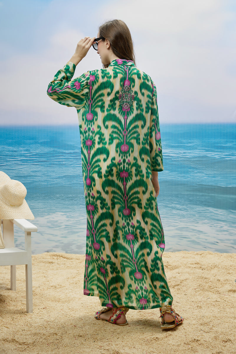 Zanzibar Ikat Shirtdress